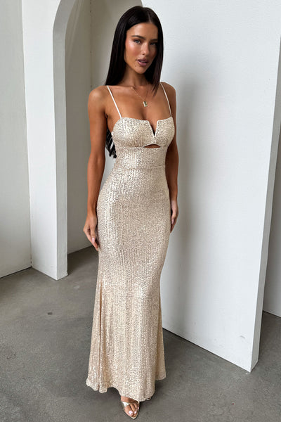 Bonnie Sequin Maxi Dress