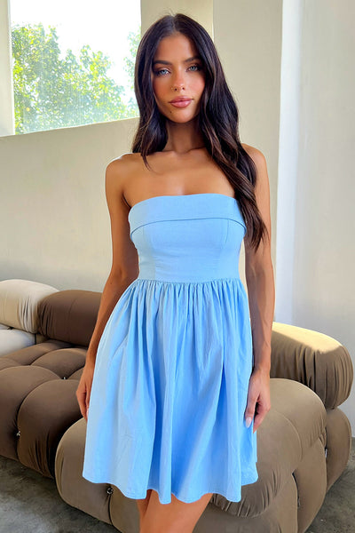 carolina blue mini dress Cornell Mini Dress