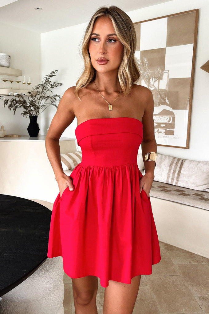 Cornell Mini Dress - Red