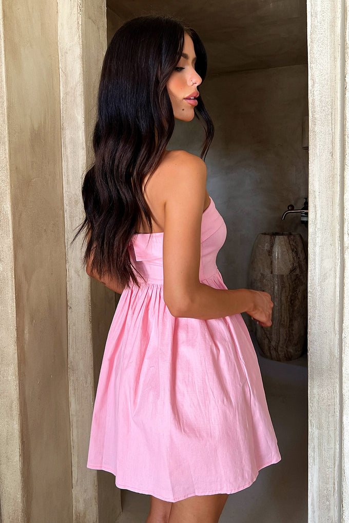 Cornell Mini Dress - Baby Pink