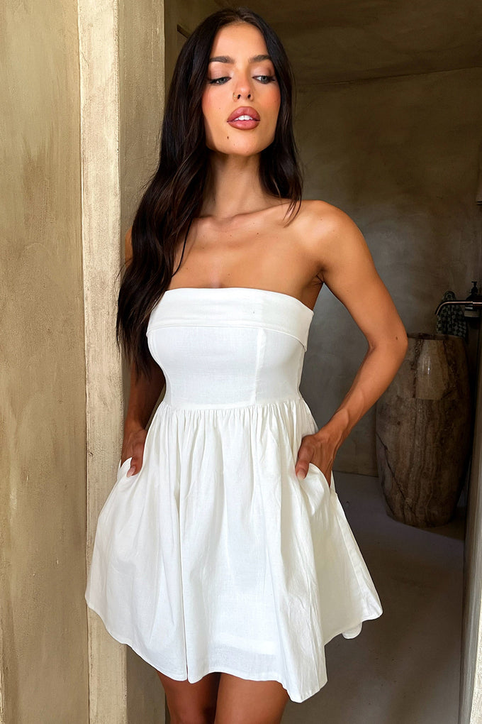 Cornell Mini Dress - White