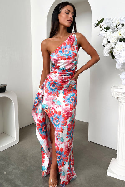 one shoulder maxi dress Vanessa