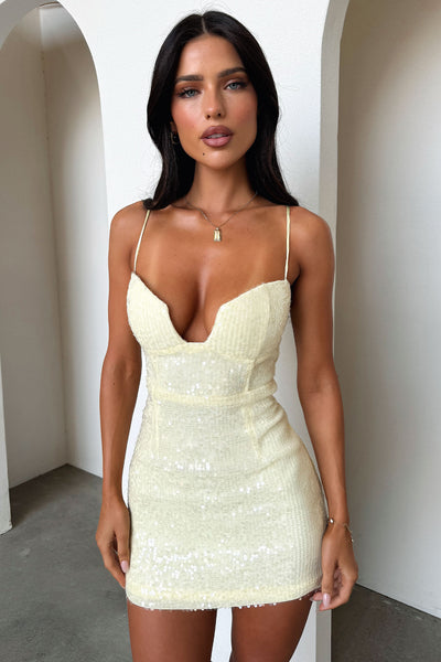 Grande Mini Dress - Yellow