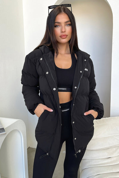 Julian Puffer Jacket - Black – Thats So Fetch US
