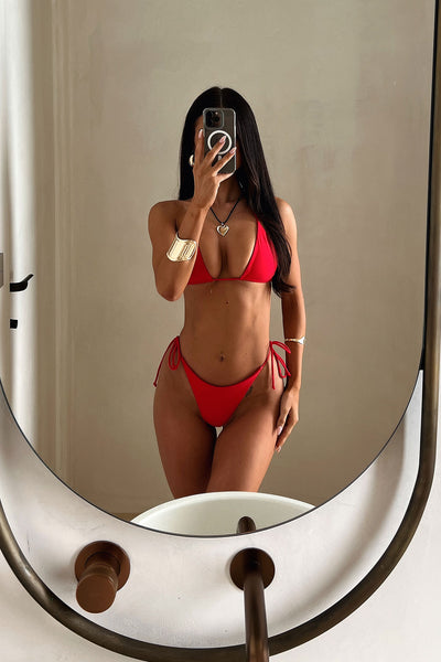 Lydia Bikini Bottoms - Red