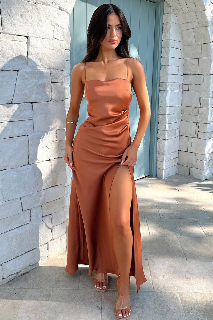 Manesh Maxi Dress - Copper