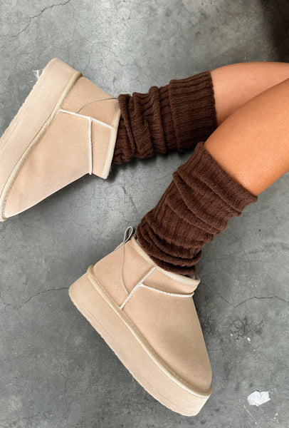 Nila Leg Warmers - Brown – Thats So Fetch US