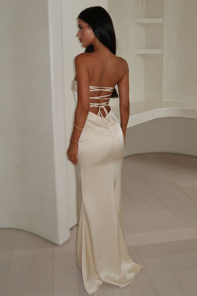 Prom Dress | Formal Dress | Maxi Dress | Prom Gown | Champagne | 0 | Ophelia Strapless Embellished Satin Maxi Dress - Champagne | That's So Fetch Prom Dress | Formal Dress | Maxi Dress | Prom Gown | Champagne | 0 | Ophelia Strapless Embellished Satin Maxi Dress - Champagne | That's So Fetch
