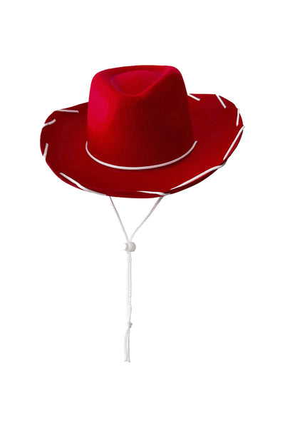 Red round hat online