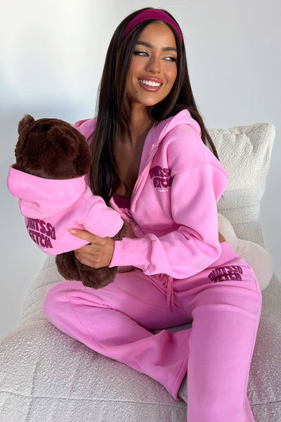 Series 5 Cropped Jacket - Pink/Burgundy – Thats So Fetch US