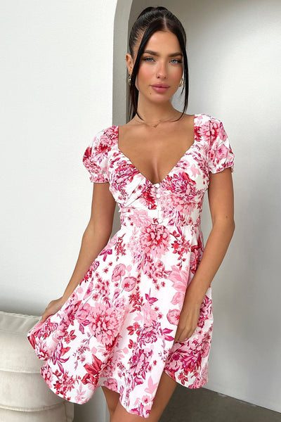 floral mini dress near me Pink/Red Solem Mini Dress Size 0 double lined material Size:3XL 19.5 Neck /36-37 Sleeve bridesmaid dress sweep train Long Mermaid Prom Dresses