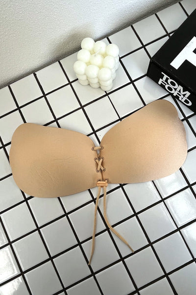 Stick On Push Up Bra - Nude