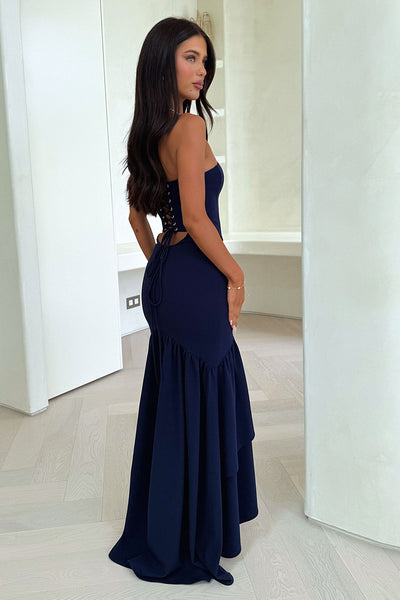Thalassa Strapless Corset Maxi Dress