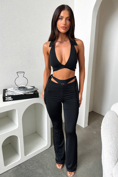 Thia Flare Pants - Black – Thats So Fetch US