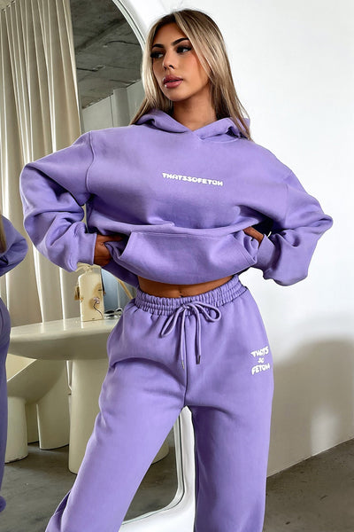 Zalando Dark Purple Oversized Lilac Sweatshirt Vetements Purple