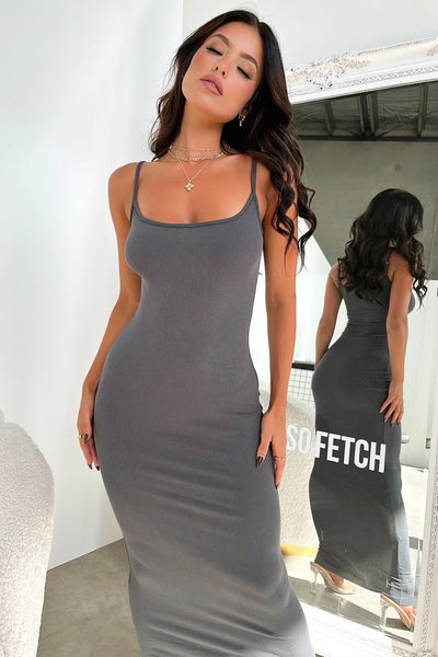 Sevani Maxi Dress - Charcoal – Thats So Fetch US