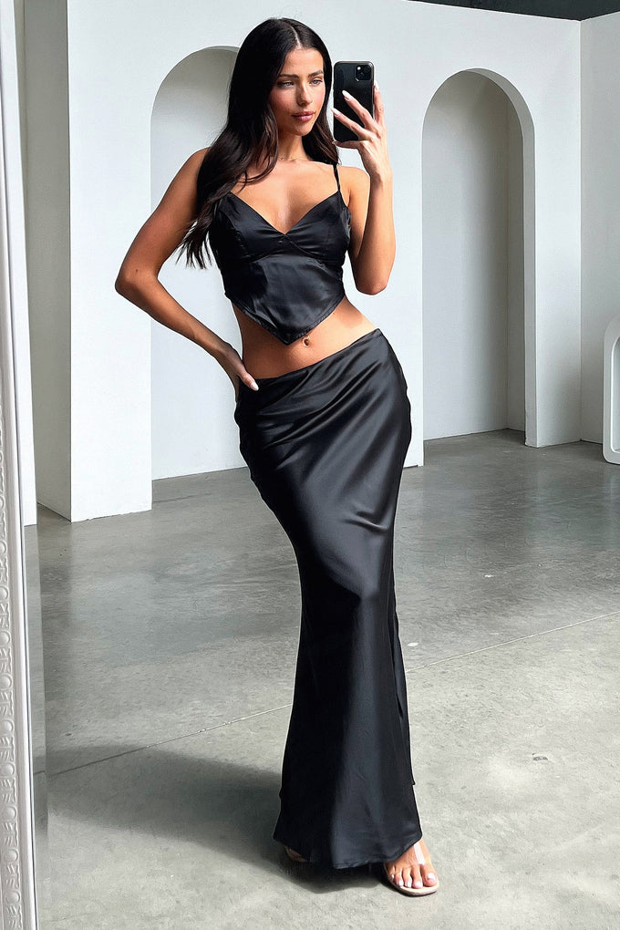 Adira Maxi Skirt - Black