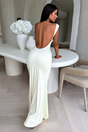 Thats So Fetch | Elai Open Back Maxi Dress | Yellow