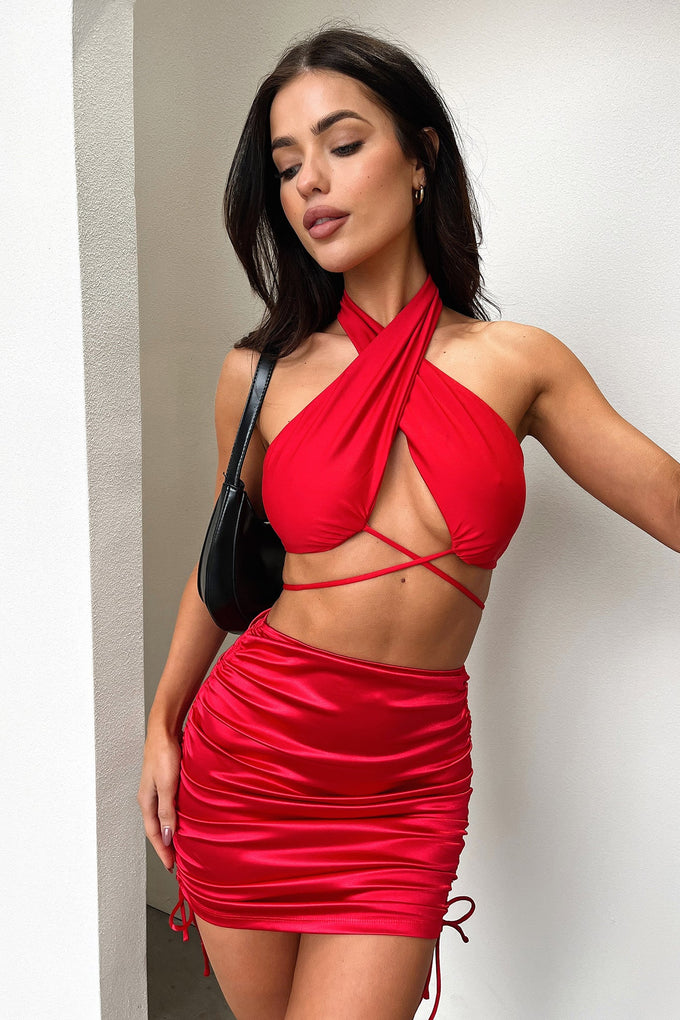 Alannah Skirt - Red