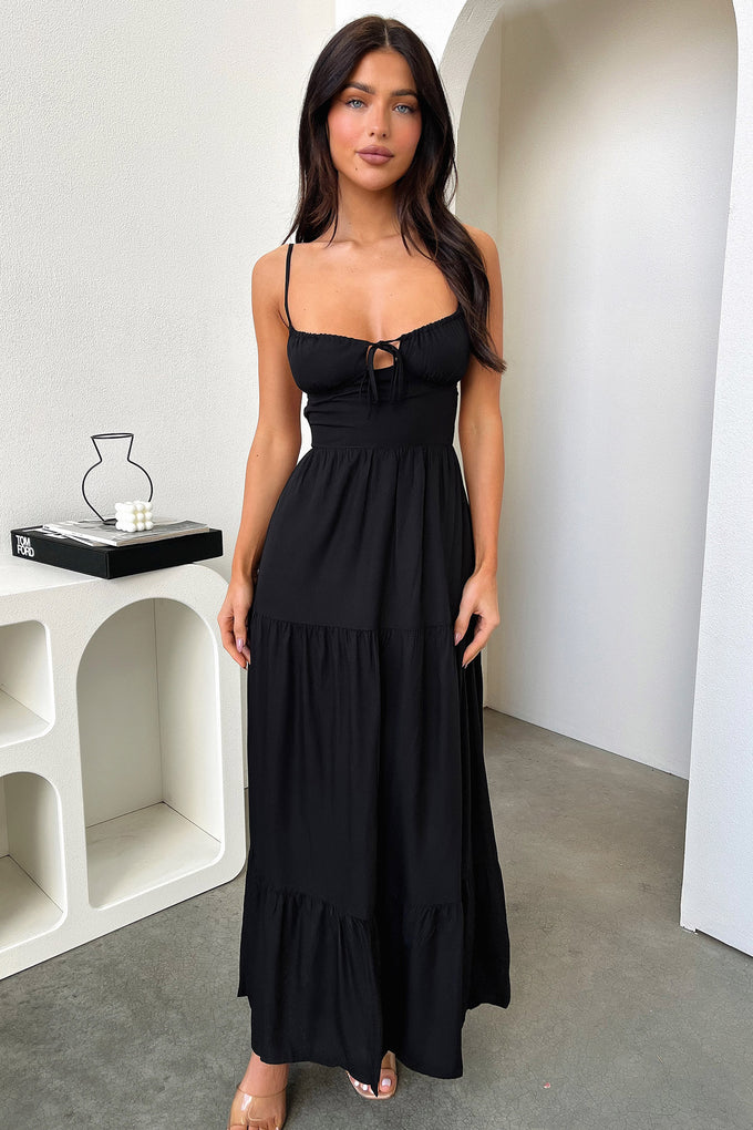 Allie Maxi Dress - Black