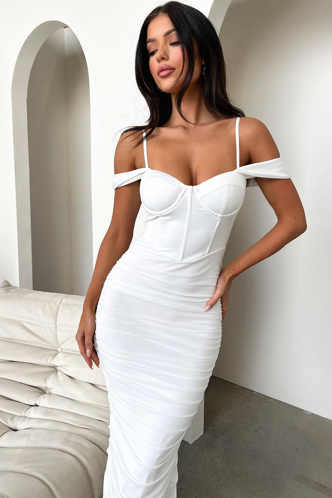 Audrey Maxi Dress - White