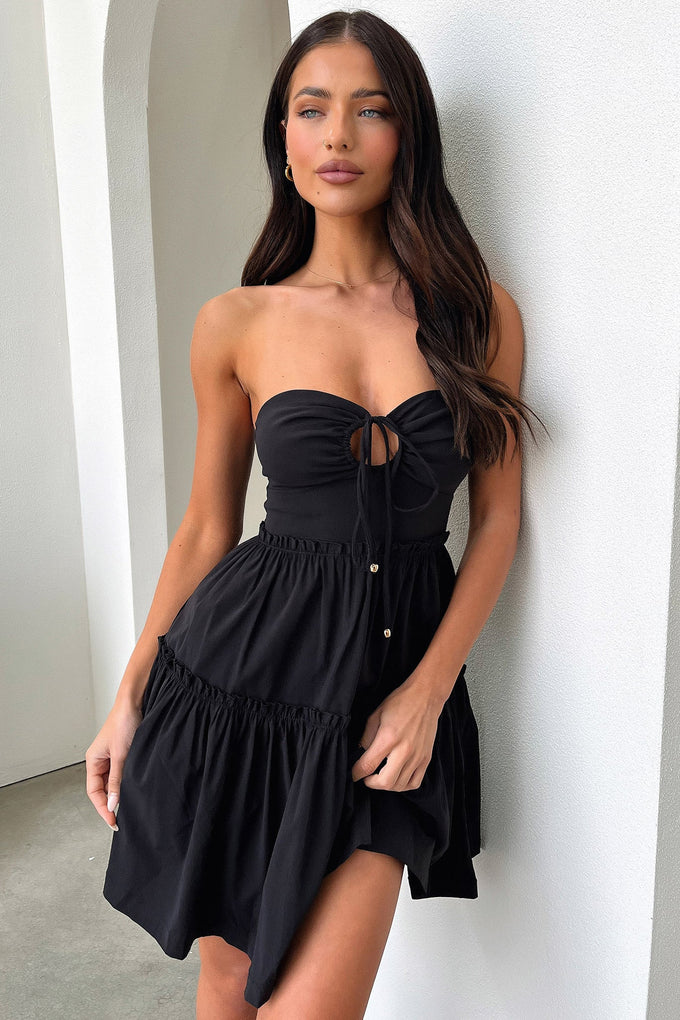 Audrina Mini Dress - Black