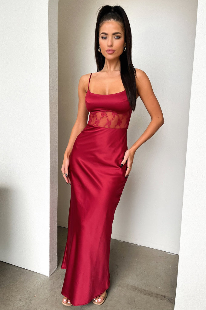 Azaria Maxi Dress - Red
