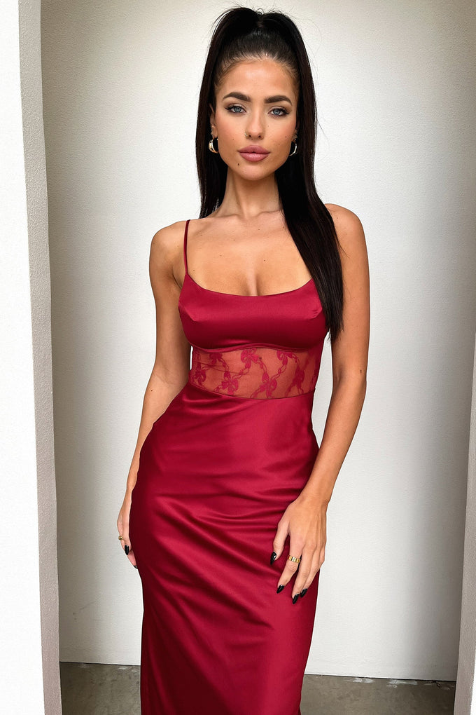 Azaria Maxi Dress - Red