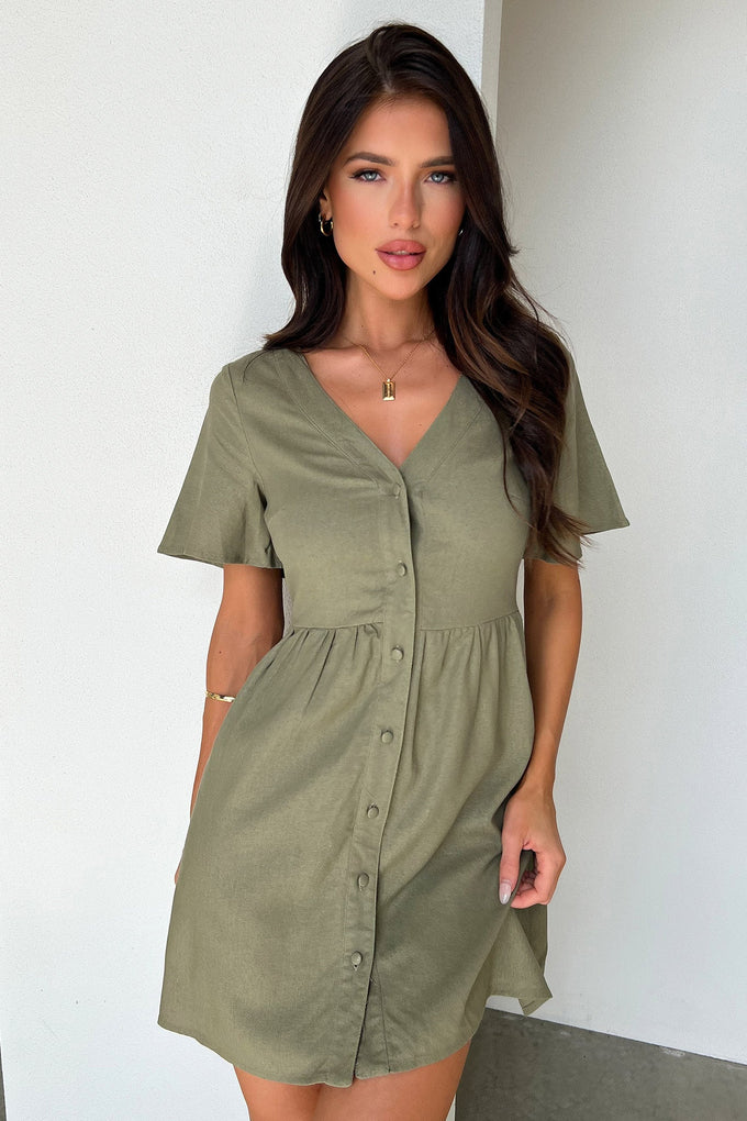 Breena Breena Dress - Sage – Thats So Fetch US