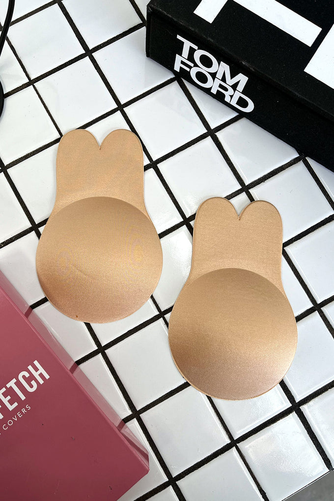 Bunny Bust Covers - Nude