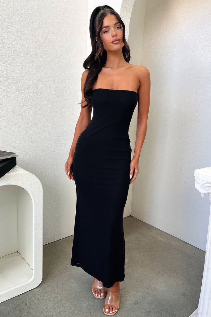 Carina Maxi Dress Black - Main Image