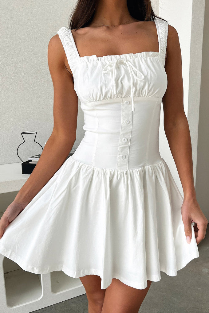 Carissa Dress - White
