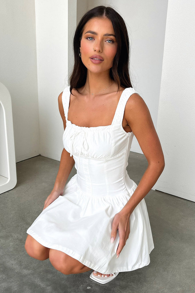 Carissa Dress - White