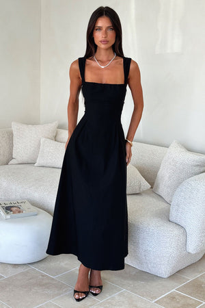black square neck midi dress Dresses Chantelle Midi Size:42 Short Jacket+36 Waist Adjust 32to38)(Height: 5 4 to5 7 )(Neck  16-17.5:L) model: Marloes Polyester 95% Men's Premium Stretch Dress