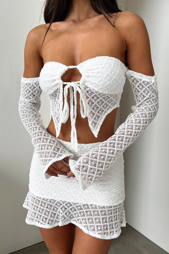 Devoted Crop - White