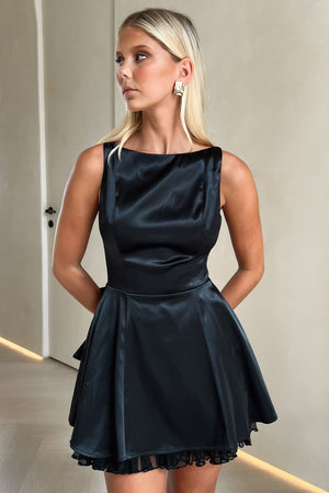 elodie dael mini dress in black Mini Dress Black Elodie Dress Size 14