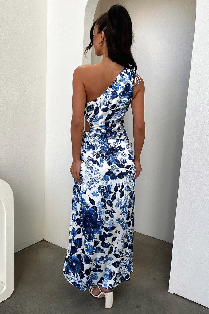 Erika Maxi Dress - Blue Floral