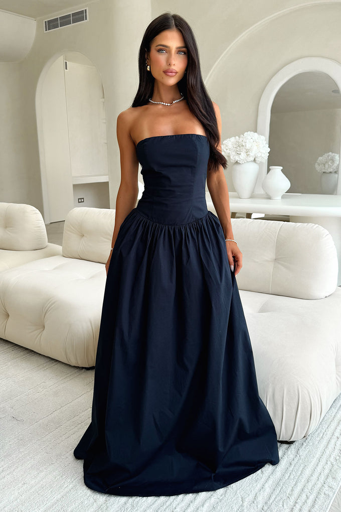 Maxi Dress Navy Long Dress Iridessa Strapless Maxi Dress Size 14 Maxi Dress Navy Long Dress Iridessa Strapless Maxi Dress Size 14
