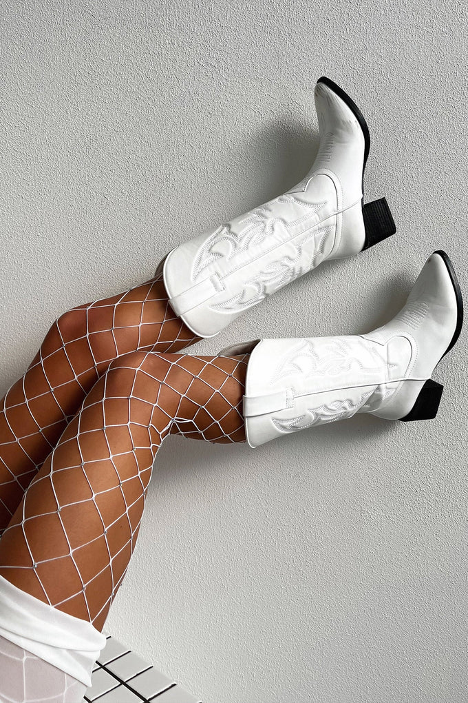 Ivy Stockings - White – Thats So Fetch US