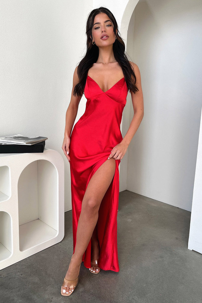 Jennifer Maxi Dress - Red