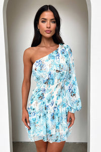 katina mini dress Thats So Fetch | Katina Mini Dress | Yellow/Blue Floral