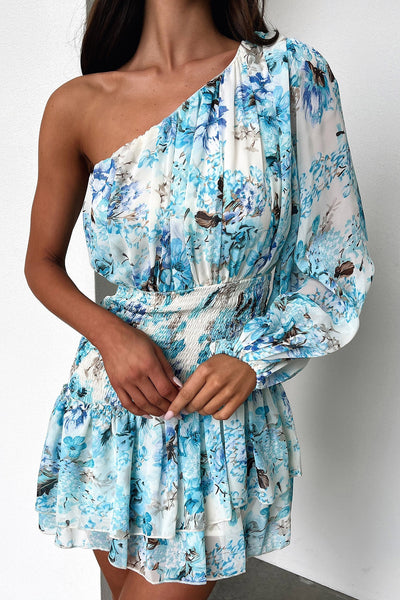 katina mini dress green Thats So Fetch | Katina Mini Dress | Yellow/Blue Floral