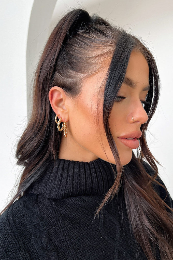 Kya Earrings 3 Pack - Gold