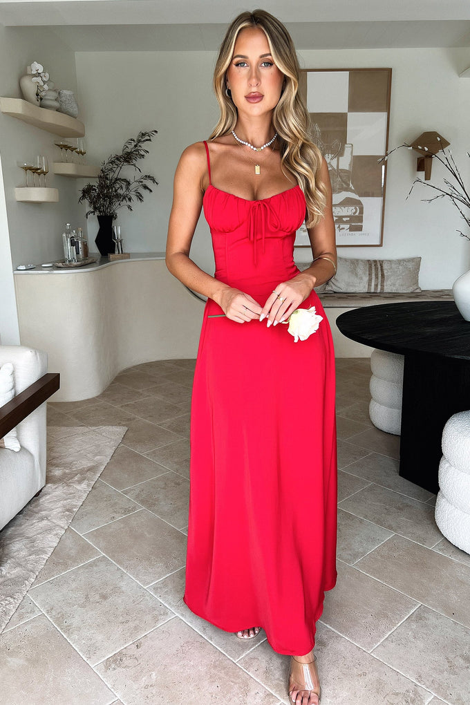 Magdalena Maxi Dress - Red