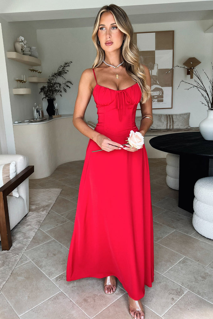 Magdalena Maxi Dress - Red