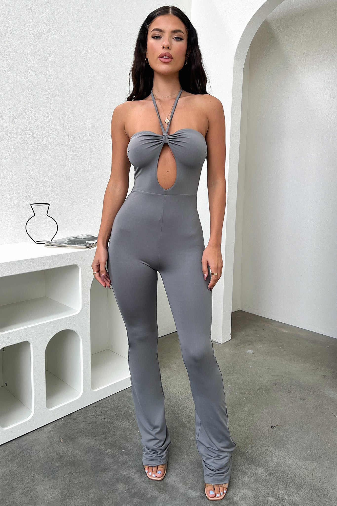 Mischa Jumpsuit - Grey – Thats So Fetch US