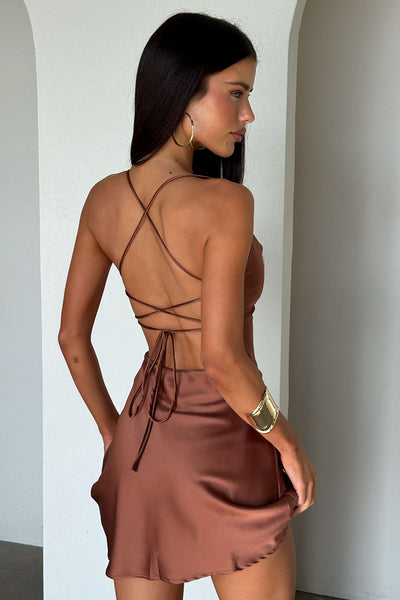 Olivia Dress - Brown