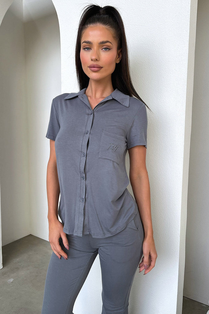 Rayne Top - Charcoal