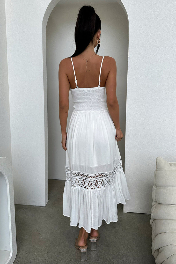 Rhodes Maxi Dress - White