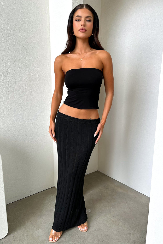 Sameera Maxi Skirt - Black